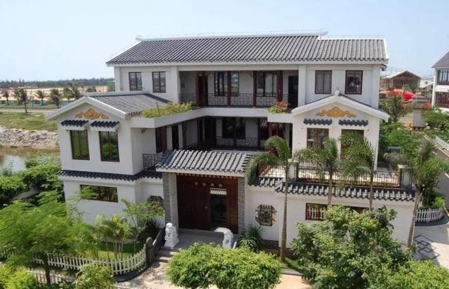 中式庭院別墅外觀效果圖大全，建一棟這樣的房子才叫有品位