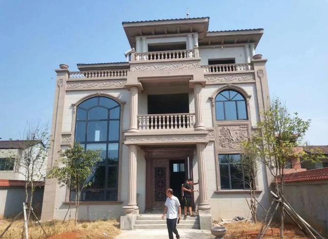 13套湖南豪華歐式農村別墅完工圖，PK下哪套更好看