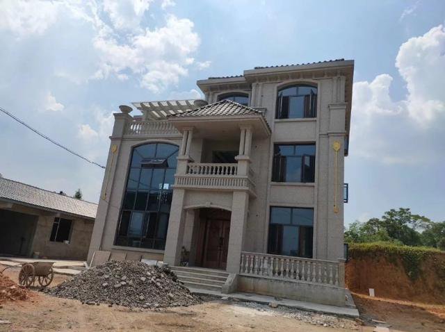 13套湖南豪華歐式農村別墅完工圖，PK下哪套更好看