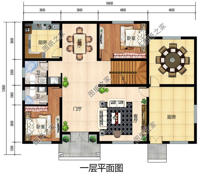 農村四間兩層樓房設計圖，外觀時尚，戶型實用