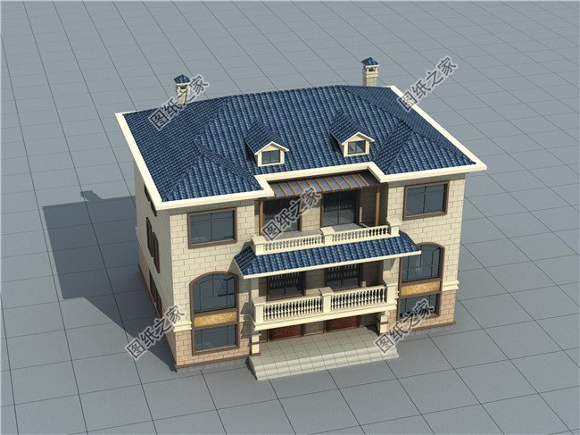 150平方米江西三層雙拼小別墅施工設計圖紙