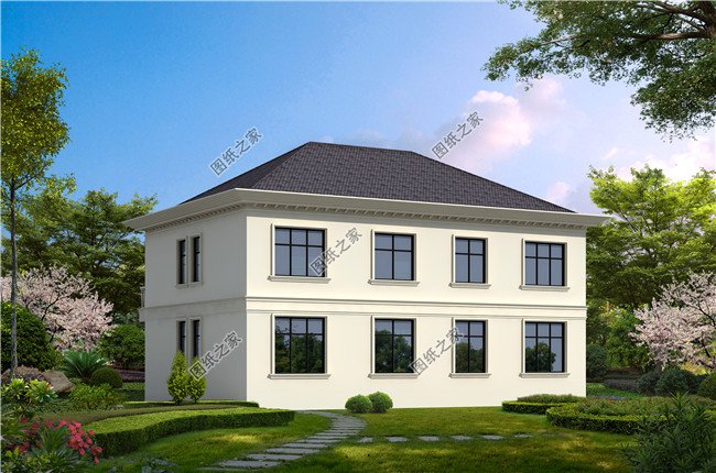 二層自建房設計圖紙及效果圖