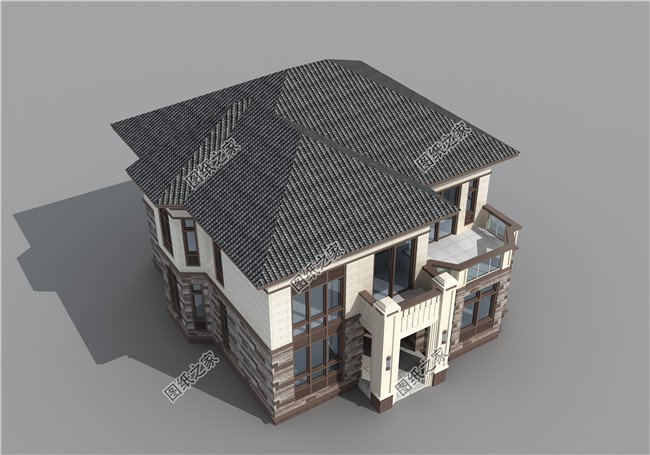 農村二層房屋設施工計紙圖