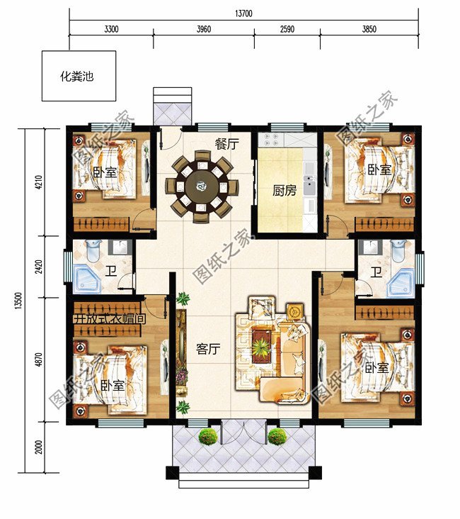 6套最漂亮的一層平房圖片【附設計方案】，忍不住推薦