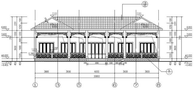 適合農村自建的現代一層三合院圖，秒殺一切洋樓別墅！