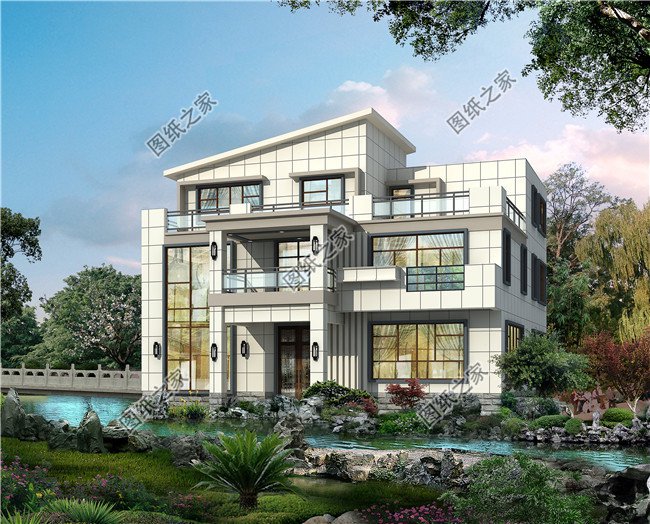 現(xiàn)代風格別墅外觀效果圖片大全，一次看個夠