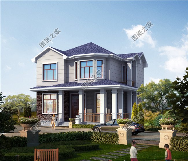 10款宅基地進深8米自建房設計圖，二層三層都有，一定有你喜歡的