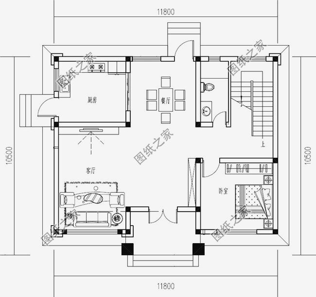 最受農村人喜歡的10套占地100平自建房設計圖