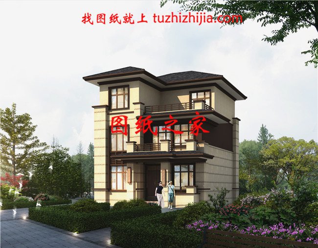 最受農村人喜歡的10套占地100平自建房設計圖