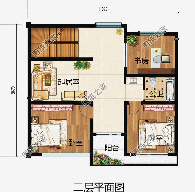 最受農村人喜歡的10套占地100平自建房設計圖
