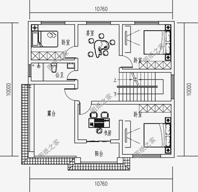 最受農村人喜歡的10套占地100平自建房設計圖