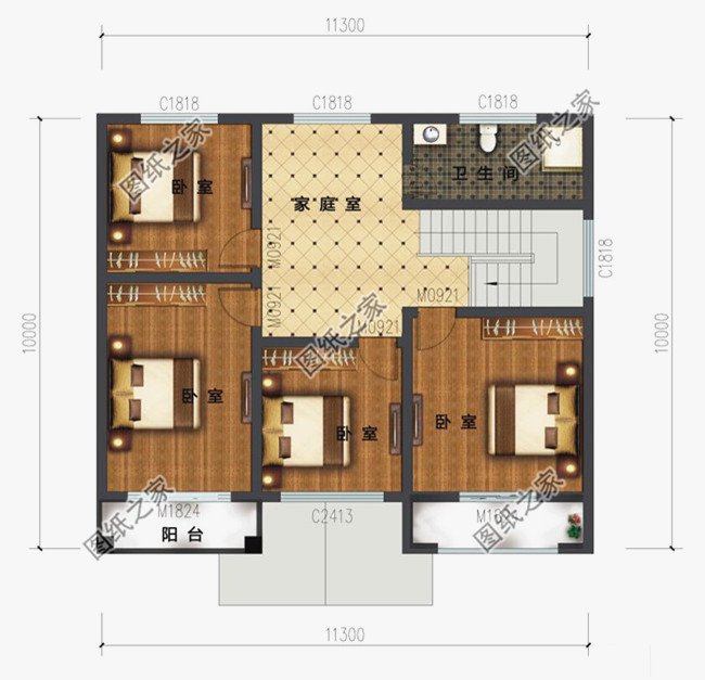 農村2層實用別墅，10X11米布局最適合農村生活！