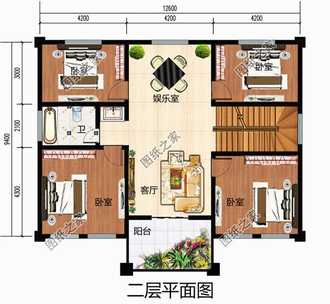 十款經典二層農村自建別墅戶型設計，你喜歡哪款呢？