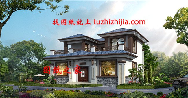 10款新中式別墅房屋效果圖大全，越看越喜歡