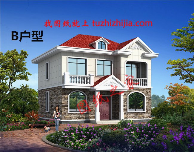 2套10X10米農村別墅，實用美觀，適合農村