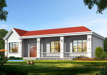 一層4間自建平房別墅及全套戶型圖紙，占地160平左右，簡單實用