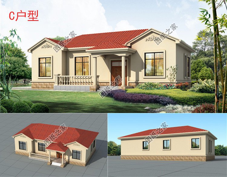 一層歐式別墅設(shè)計圖