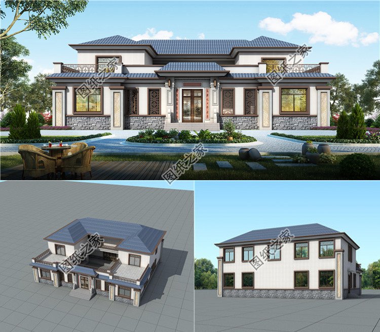 新農村四合院別墅設計圖