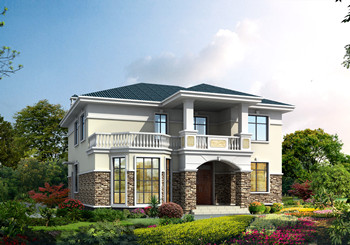 帶露臺占地170平方米二層小洋樓設(shè)計(jì)圖，戶型經(jīng)典耐看