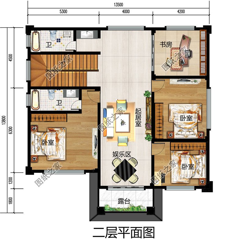 人氣頗高的三層新中式別墅方案，五種戶型，五種尺寸