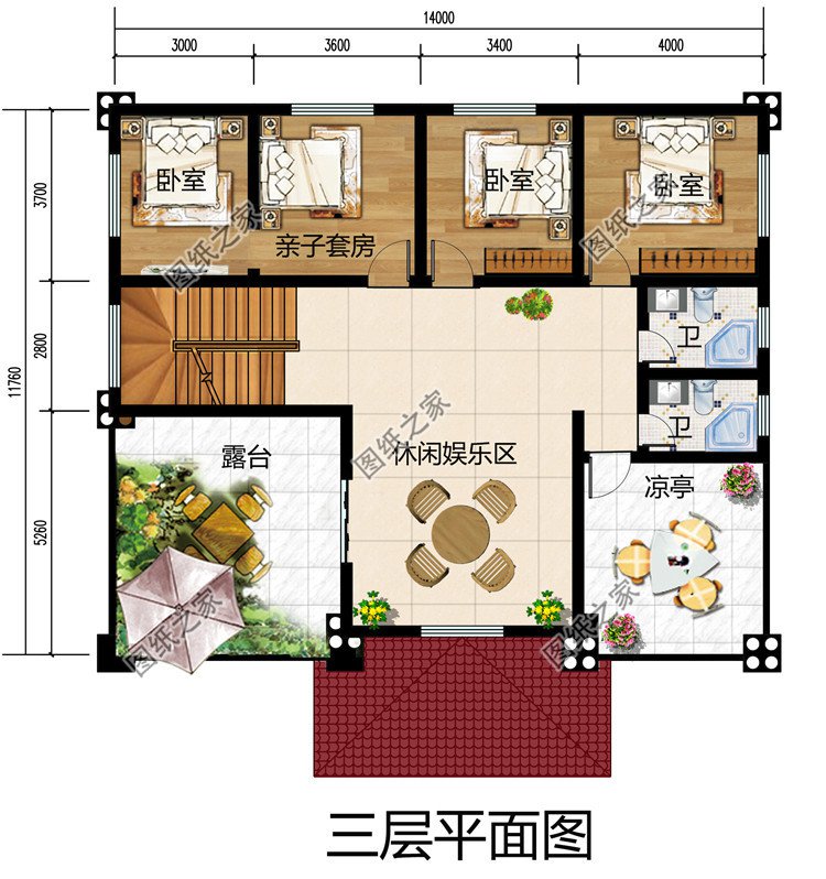 高端大氣三層歐式別墅設(shè)計(jì)圖，高檔新款外型圖片美觀時(shí)尚
