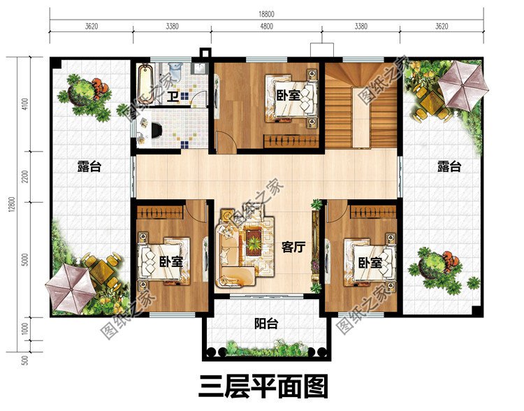 三層奢華歐式別墅圖片及全套設計圖,帶地下室和車庫