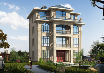 農(nóng)村四層樓房設計圖及外觀效果圖，造價60萬左右