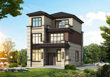 面寬8米也能建別墅,小面寬農村三層別墅設計圖