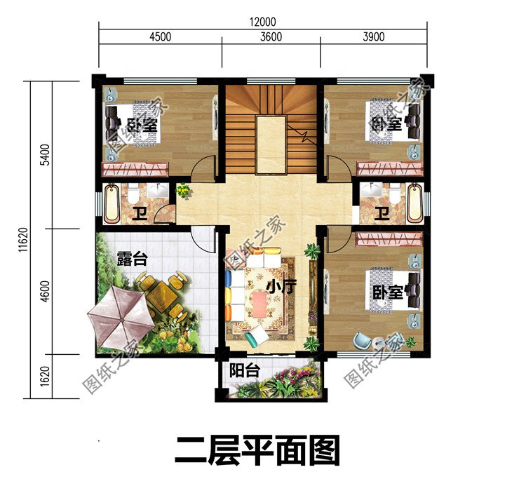 農村2020新式三間二層樓房