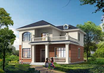 簡單農(nóng)村二層自建房子設(shè)計(jì)圖，主體18萬就能建好，太心動(dòng)了！