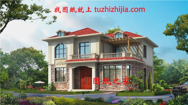 3款農(nóng)村二層小樓設(shè)計(jì)圖，誰(shuí)看誰(shuí)說(shuō)好，造價(jià)13萬(wàn)元左右