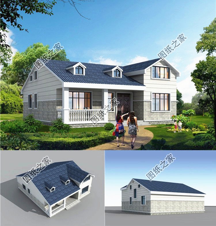 五套鄉下建房一層戶型圖，蓋好驚艷全村