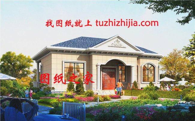 4款120平米左右農村小平房圖，造價10萬左右，鄰居紛紛效仿