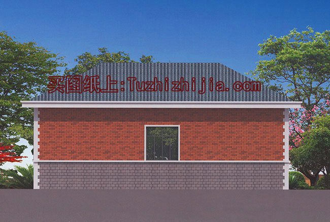 4款120平米左右農村小平房圖，造價10萬左右，鄰居紛紛效仿