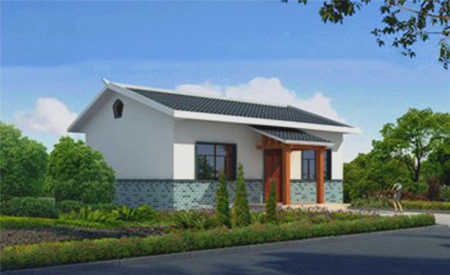 4款120平米左右農村小平房圖，造價10萬左右，鄰居紛紛效仿