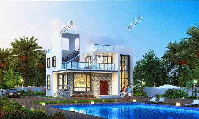 4款農村二層樓設計圖，簡單大氣，造價25萬左右