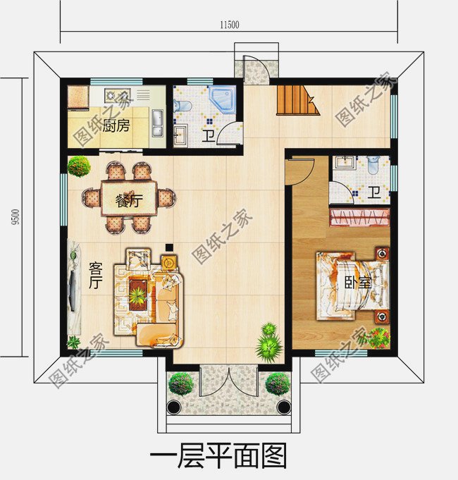 4款農村二層樓設計圖，簡單大氣，造價25萬左右