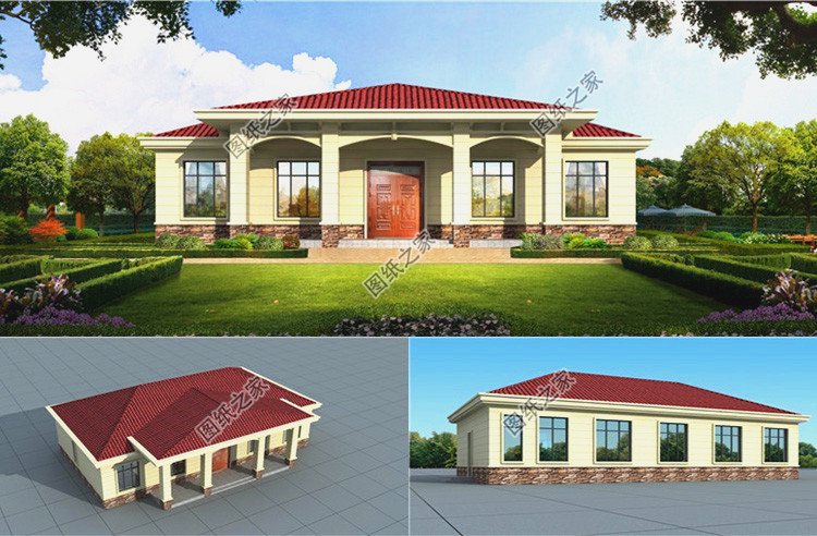 10款農村普通一層樓房設計圖，有驚艷到你嗎？