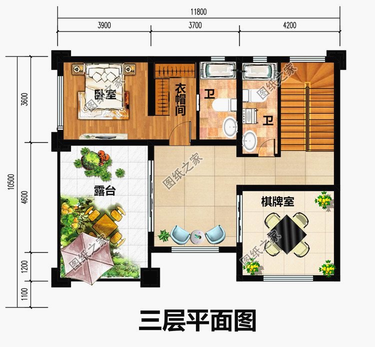 最好看的農(nóng)村5款三層樓房設(shè)計(jì)圖，蓋好驚艷全村