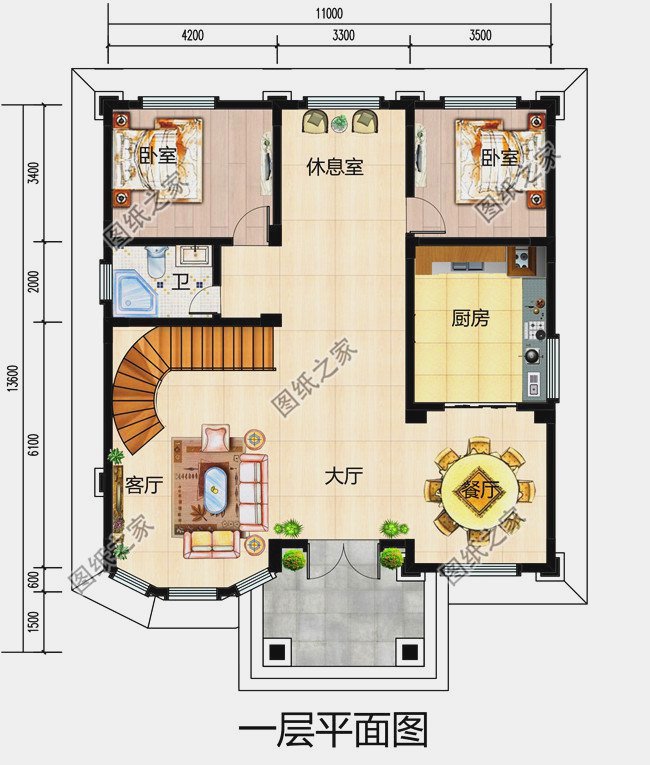 最好看的農(nóng)村5款三層樓房設(shè)計(jì)圖，蓋好驚艷全村