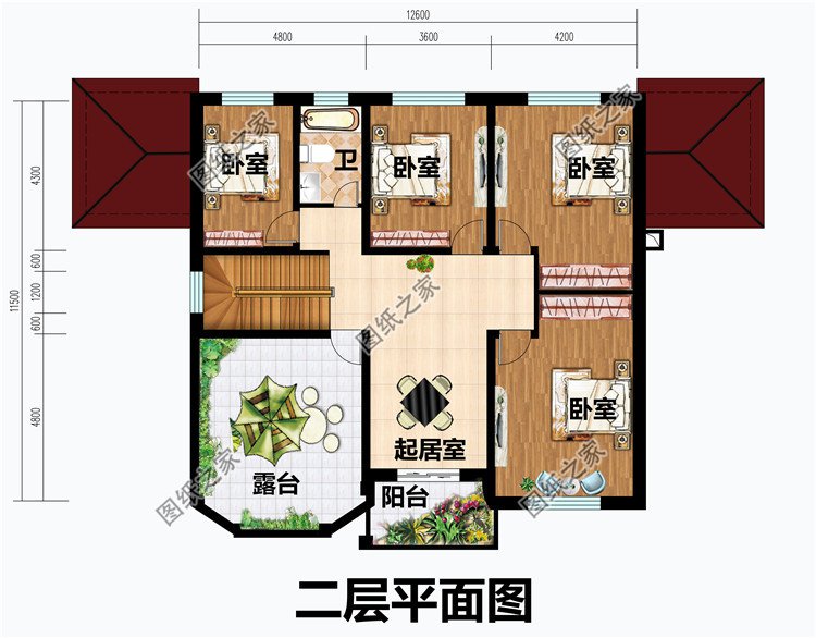 20萬農村二層小洋樓設計圖