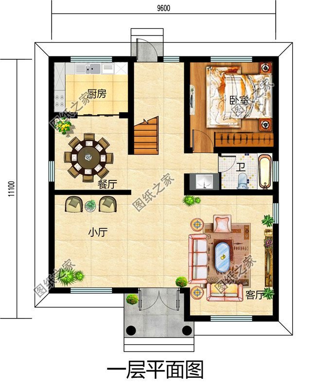 鄉下自建二層房設計圖紙，這四款總有一款是你中意的