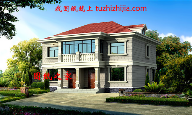 適合兄弟二人合建的雙拼別墅設計圖，經濟實用，蓋好后驚艷全村