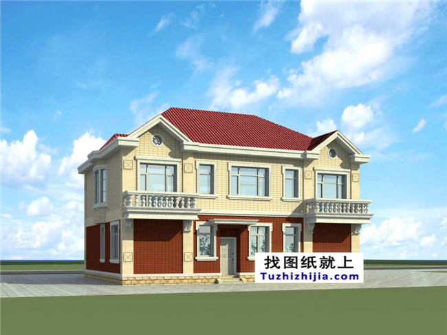 適合兄弟二人合建的雙拼別墅設計圖，經濟實用，蓋好后驚艷全村