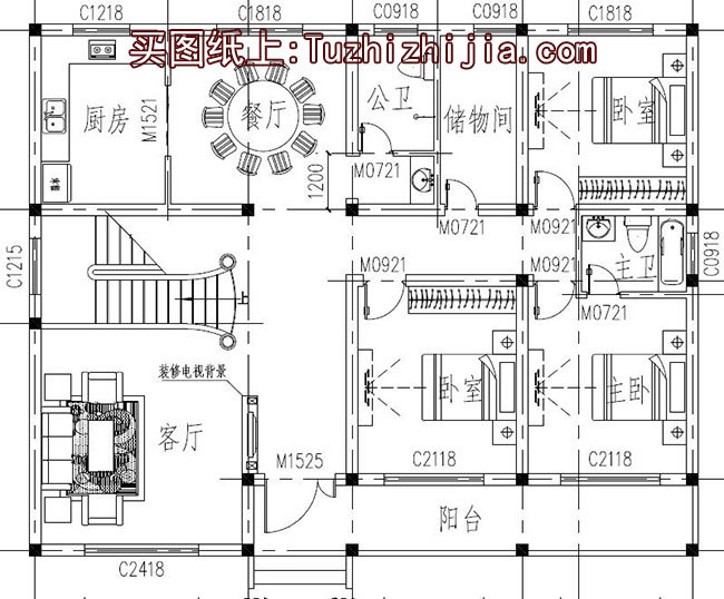 推薦：6套鄉(xiāng)下建房一層戶型圖，造價(jià)15萬，2026年最新設(shè)計(jì)