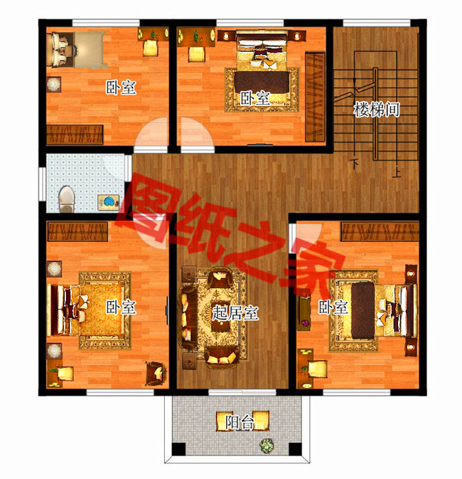 簡單大氣三層別墅設計圖，看完我也想回家建房