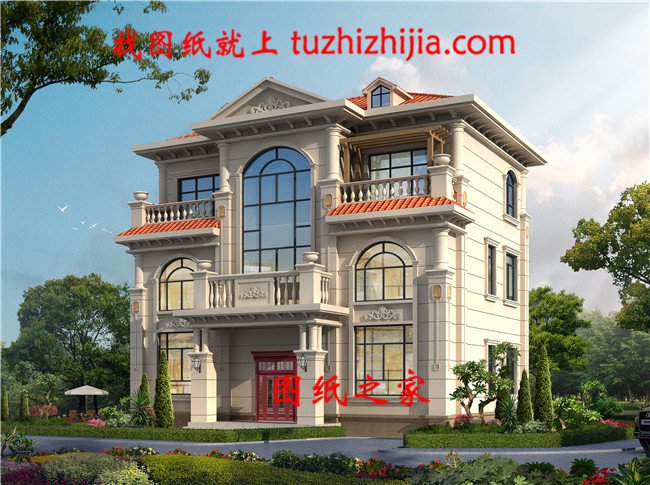 農村普通三層樓自建房平面圖，這戶型真的是絕了！