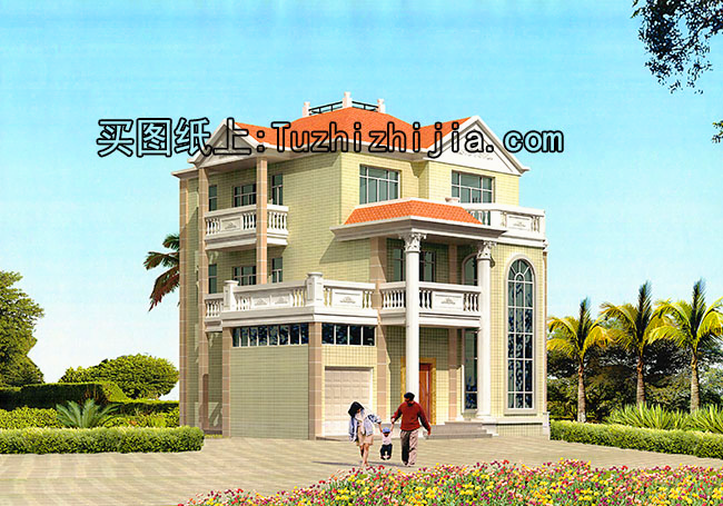 獨棟三層別墅，三代也不過時，讓城里人羨慕吧!