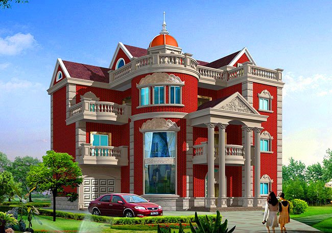 3款三層半四層別墅設計圖紙，造價50萬左右，布局簡直沒得挑