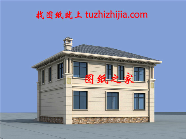 農村120平方二層小樓圖，不用借錢就能建，忍不住推薦